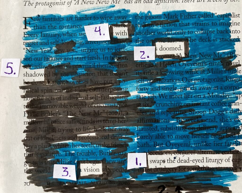 text, moving from bottom  right to top right to bottom middle to top middle to mid left: 1. swap the dead-eyed liturgy of 2. doomed 3. vision 4. with 5. shadow